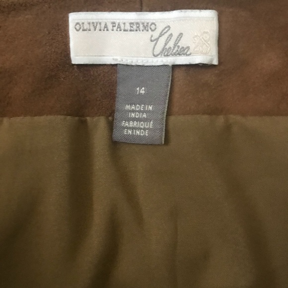 Olivia Palermo by Chelsea suede skirt - Picture 5 of 5